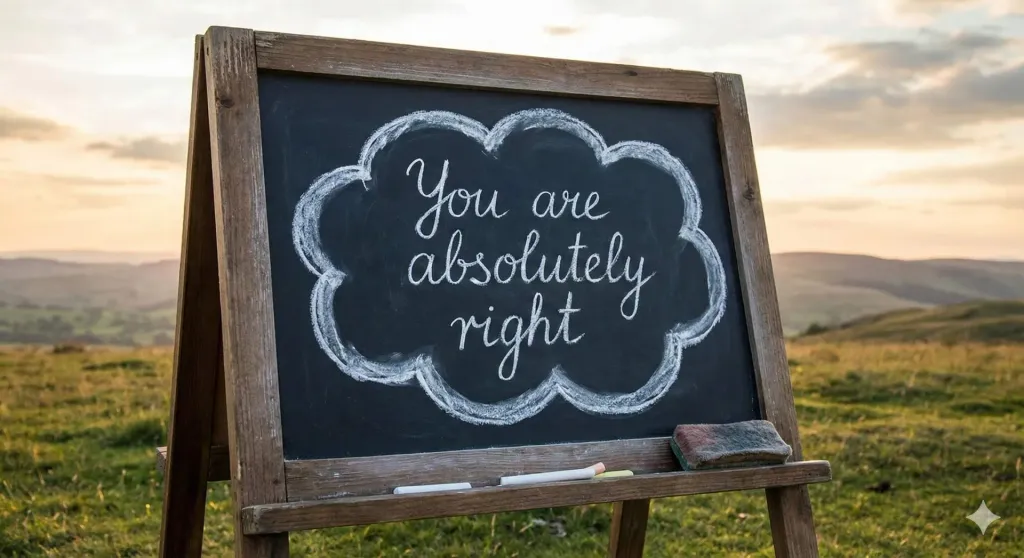 Claude: You are absolutely right!