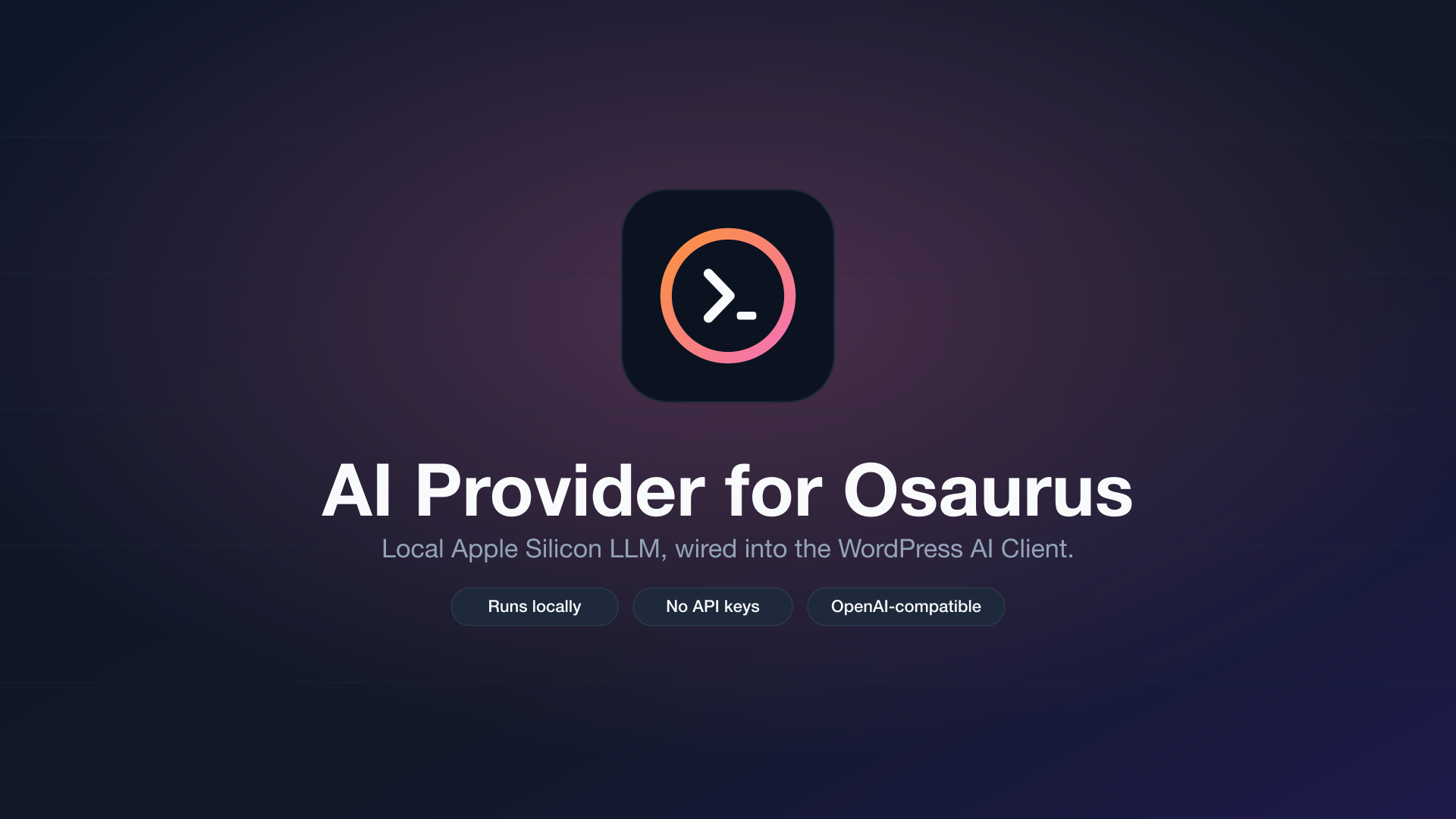 I Built a WordPress Osaurus AI Provider, and It’s Live